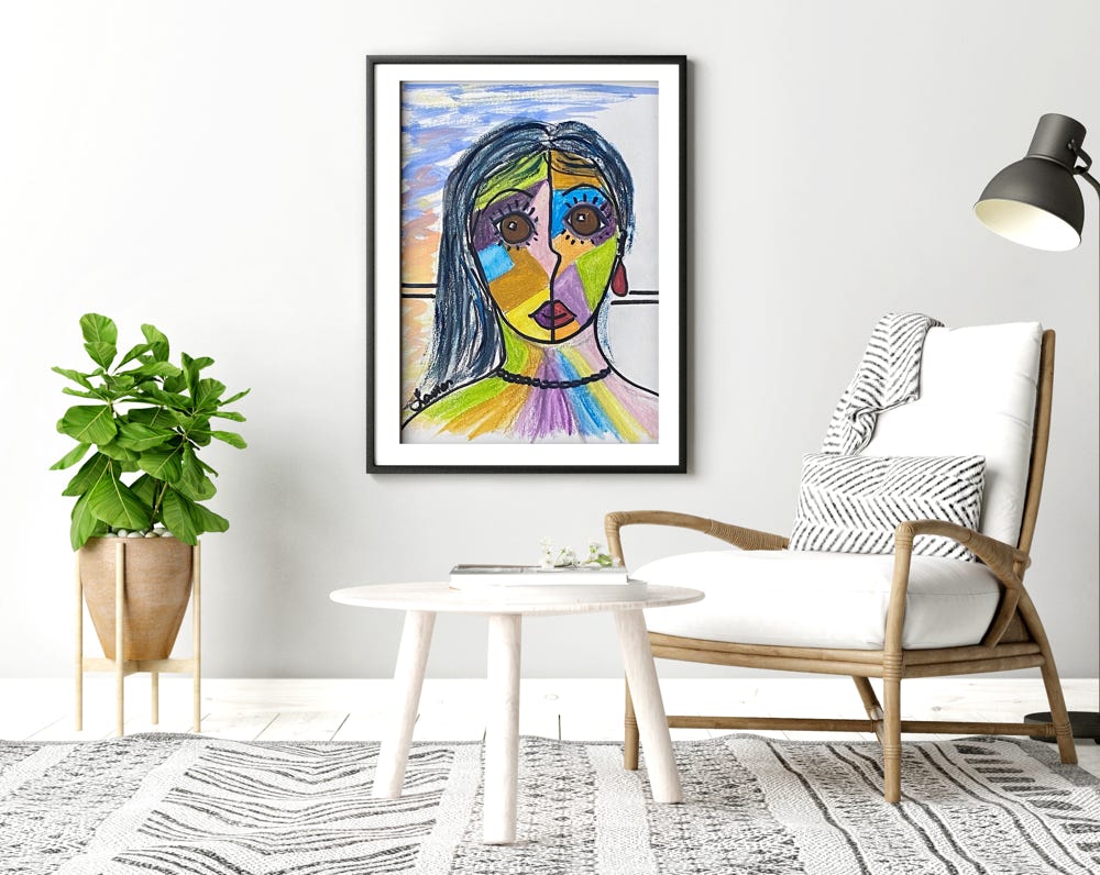 Artwork Monika by Heart Art for purchase online