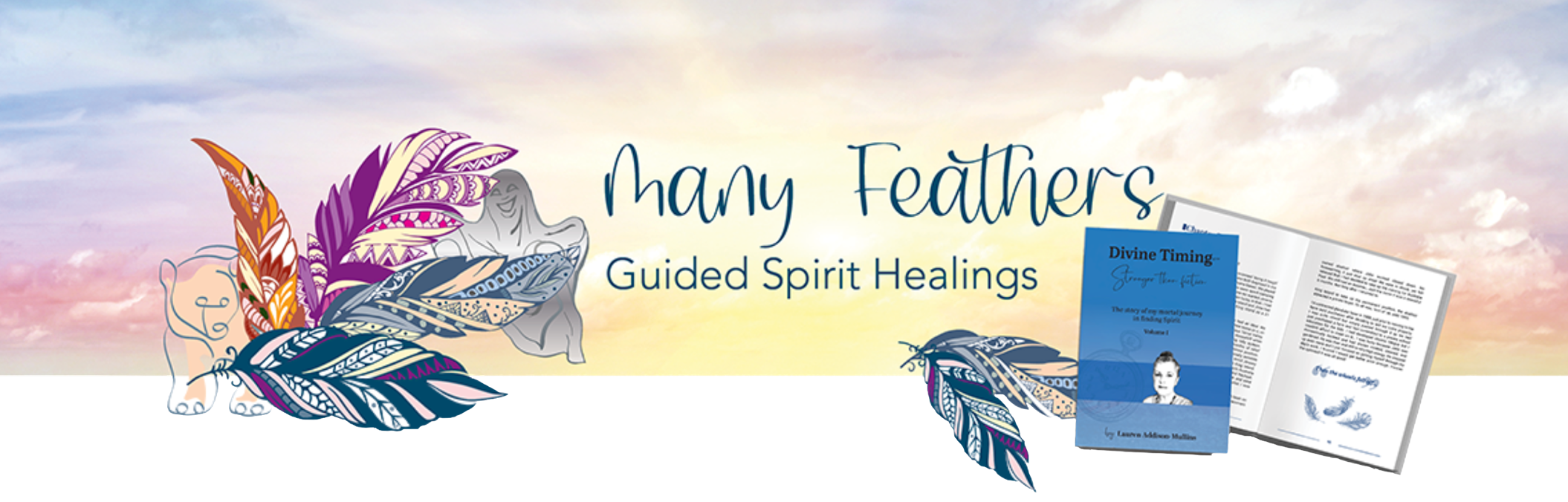 Many Feathers guided spirit healings by Adriana